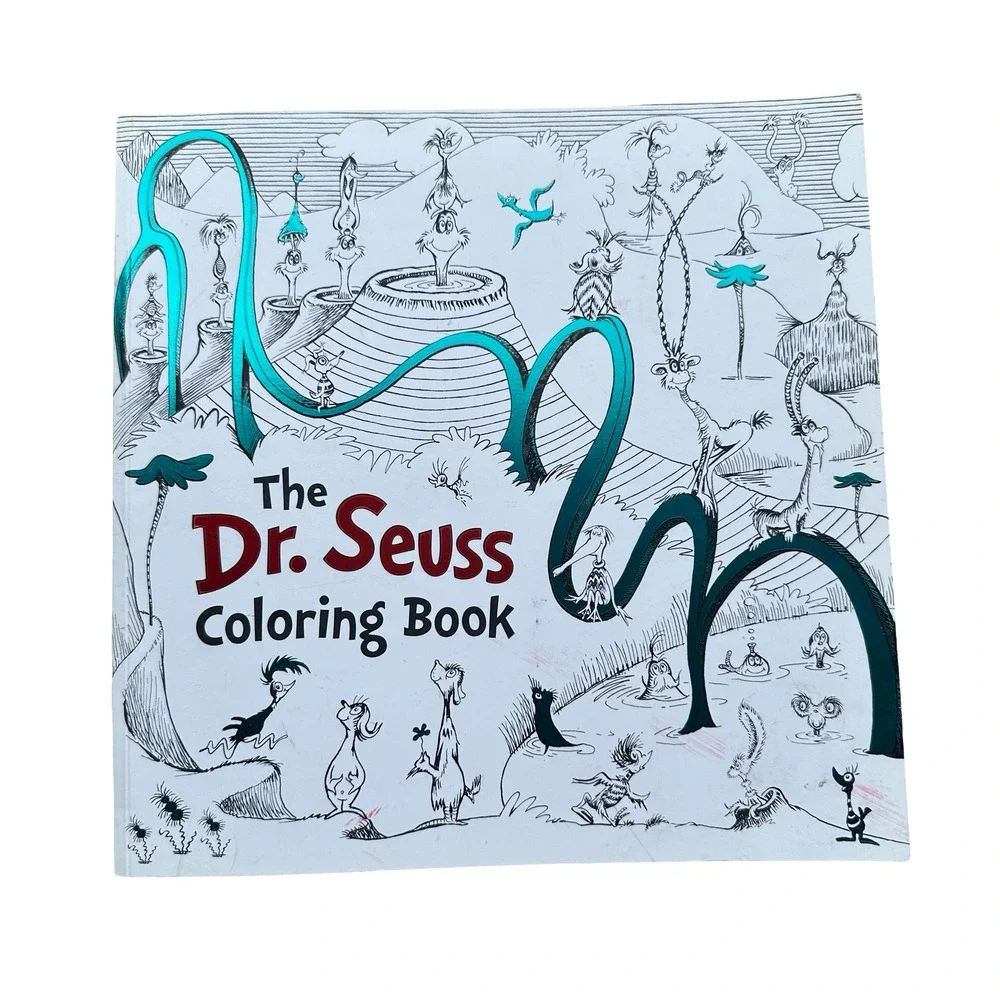 The Dr. Seuss Coloring Book 2016 First Edition Random House Features Images